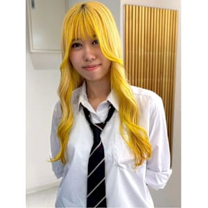 （asuna）高校生カラー/ハイトーンカラー/イエロー