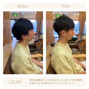 お客様髪質改善データ1882（メンズショート）