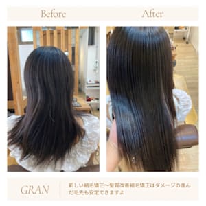 お客様髪質改善データ1883（酸熱ストレートケア） 