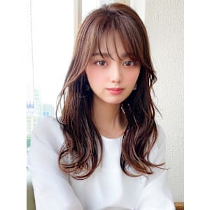 大人かわいいくびれヘアセミロング × ミルクティーベージュ - AFLOAT/L 錦糸町【アフロートエル】【アフロートエル キンシチョウ】掲載中