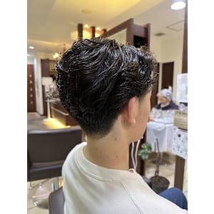 刈り上げメンズパーマ