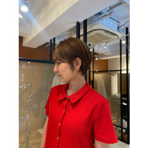 トレンドショート/ショートボブ/マロンベージュ/大人ショート