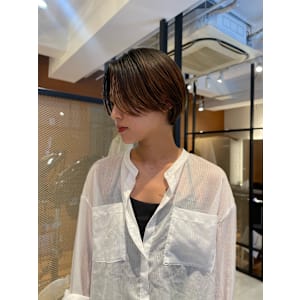 20代/30代/40代/おしゃれヘア/マッシュショート/暗髪