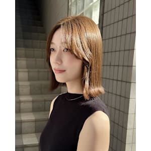 大人ボブ×タッセルボブ×オリーブカラー×横浜×20代30代