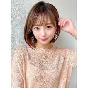 前下がりショートボブで絶壁解消！小顔に見えるひし形シルエット - AFLOAT/L 錦糸町【アフロートエル】【アフロートエル キンシチョウ】掲載中