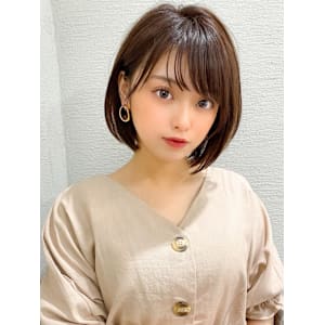 前下がりショートボブで絶壁解消！小顔に見えるひし形シルエット - AFLOAT/L 錦糸町【アフロートエル】【アフロートエル キンシチョウ】掲載中