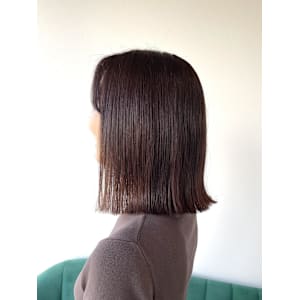 《kitin吉祥寺》モカベージュ 外ハネボブ