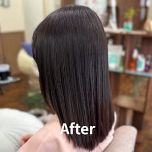 髪質改善×カラー