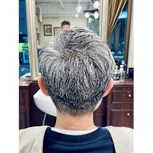 【50代 男性】ロンドン七三ツーブロック（大宮/バーバー）