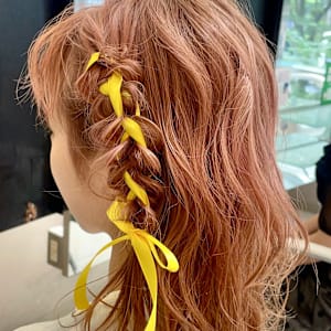 ヘアセット/ヘアアレンジ/推し活/ライブ参戦/ミディアム