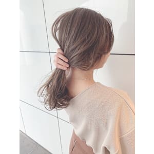 【Lolonois天満】ブリーチなしミルクティーベージュ