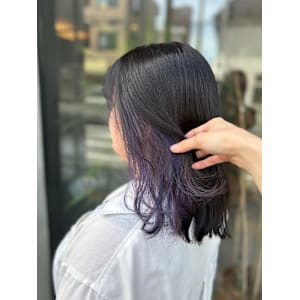 (工藤)ピアスカラー×ラベンダーカラー