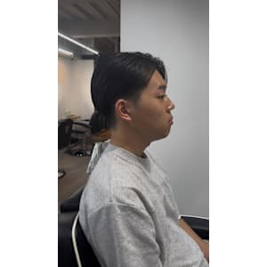 海志/曲がる縮毛矯正/センターパート/大宮