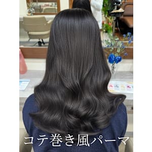 #コテ巻き風パーマ #パーマロング#韓国風パーマ#デジタル