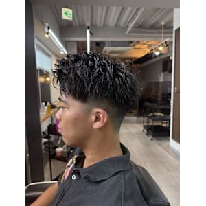 大宮/カット/短髪/毛流れ/センターパート