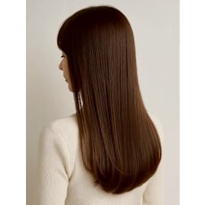 顔周りカット レイヤーカット アッシュベージュ 似合わせ