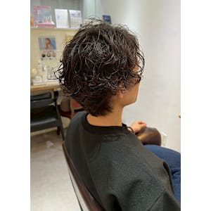 メンズカットパーマ