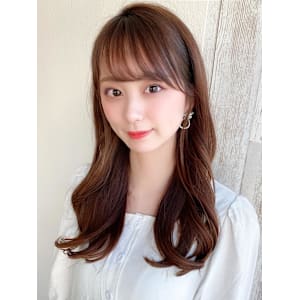 大人かわいいくびれヘアセミロング × ミルクティーベージュ - AFLOAT/L 錦糸町【アフロートエル】【アフロートエル キンシチョウ】掲載中