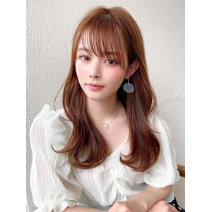 大人かわいいくびれヘアセミロング × ミルクティーベージュ - AFLOAT/L 錦糸町【アフロートエル】【アフロートエル キンシチョウ】掲載中