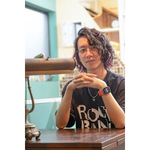 ワイルドウェーブインナーカラーボブ