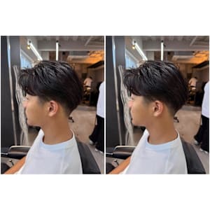 大宮/カット/短髪/毛流れ/センターパート