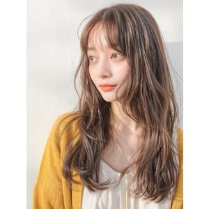 20代30代40代　イメチェンほつれ大人外国人風ロング＃35