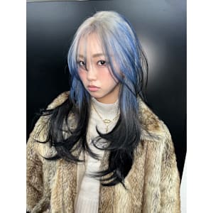 エンドカラー　デザインカラー　ハイトーン　原宿/表参道