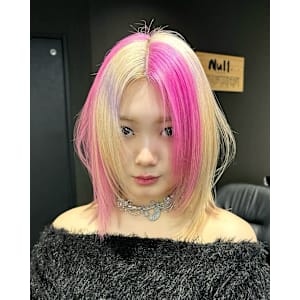 セクションカラー　デザインカラー　ハイトーン - Null 表参道本店 デザインカラー/ダブルカラー【ヌル】掲載中