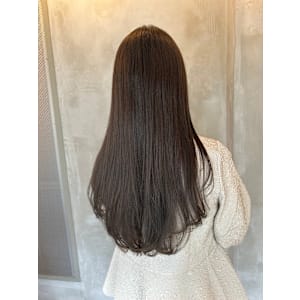 池袋 髪質改善 イルミナカラー ロング アッシュグレー♪