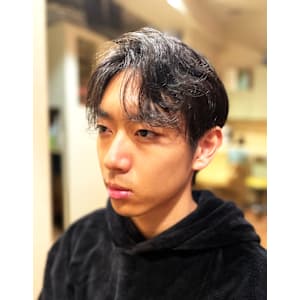 メンズフェザーパーマ