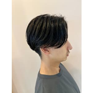 毛流れセンターパート