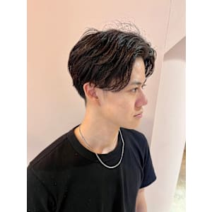 毛流れセンターパート