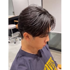 毛流れセンターパート！