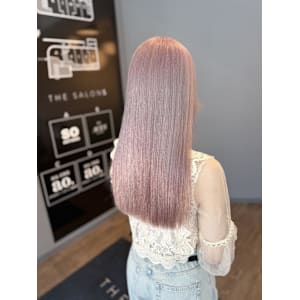 ピンクラベンダー/ハイトーン/艶髪