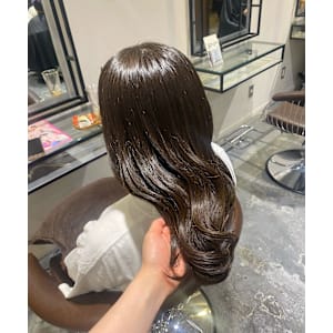 カラー/髪質改善/オリーブブラウン/オリーブカラー