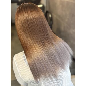 《鈴木茉奈》裾カラー/デザインカラー/アッシュ