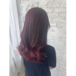 ブリーチなしダブルカラー池袋カラーケアカラー