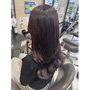 ケアカラー艶カラーカシスブラウンカラー池袋カラー