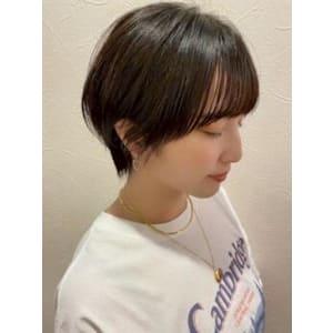 #ハンサムショート　#黒髪ショート