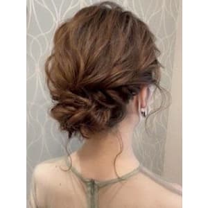#パーティヘアセット　#ふんわりヘアセット