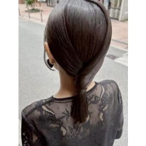 #シンプルヘアアレンジ　#ポニーテール