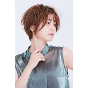 立体感ショートレイヤー