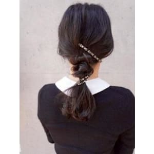 #三つ編みアレンジ