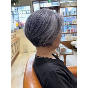 【Neolivekuta】グレイショートボブ