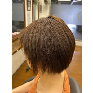 縮毛矯正ショート