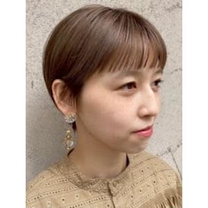 #パッツン前髪　#ショートスタイル