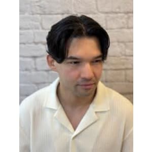 センターパート×スキンフェード【新宿/バーバー/理容室】