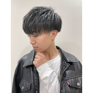 簡単セット！！ナチュラルショートマッシュ【新宿/理容室】