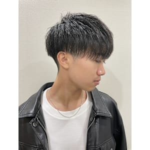 簡単セット！！ナチュラルショートマッシュ【新宿/理容室】