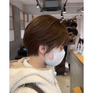 ショートスタイル【酸性ストレート/髪質改善/イルミナカラー】